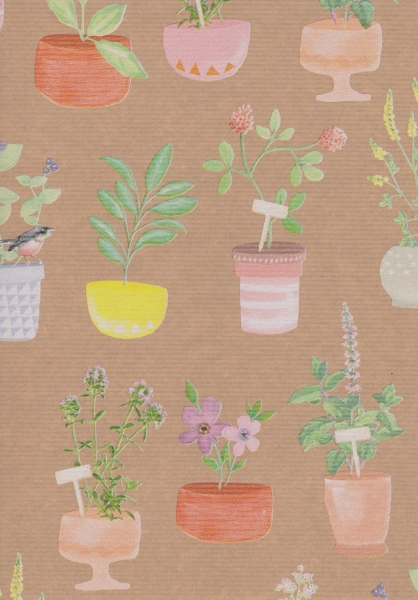 Geschenkpapier GARTEN 50cm